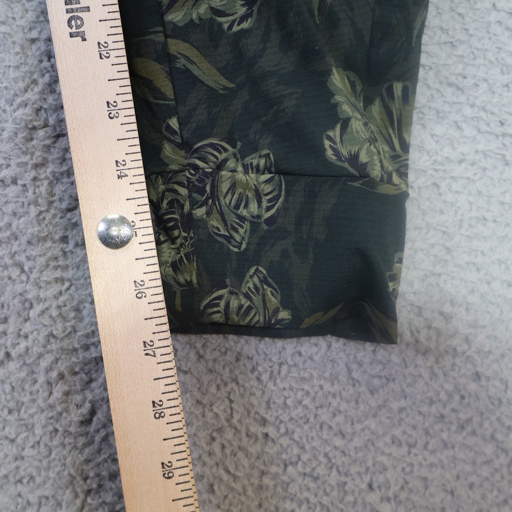Athleta Trekkie North Printed Jogger Green Floral Hiking Pants Size 2 - Picture 7 of 9